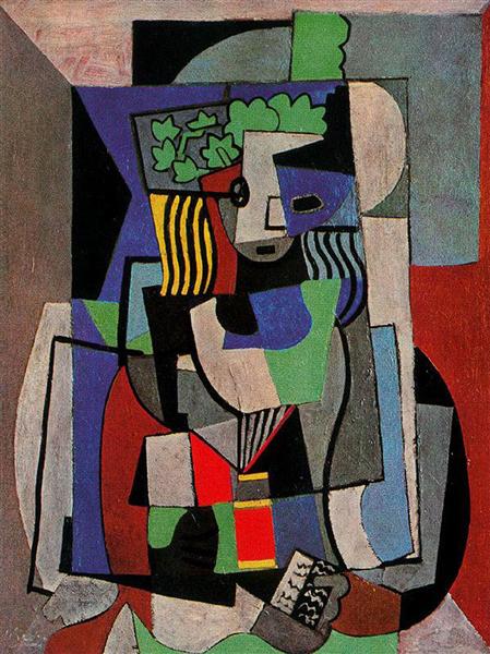 Pablo Picasso Classical Oil Paintings The Student - Click Image to Close